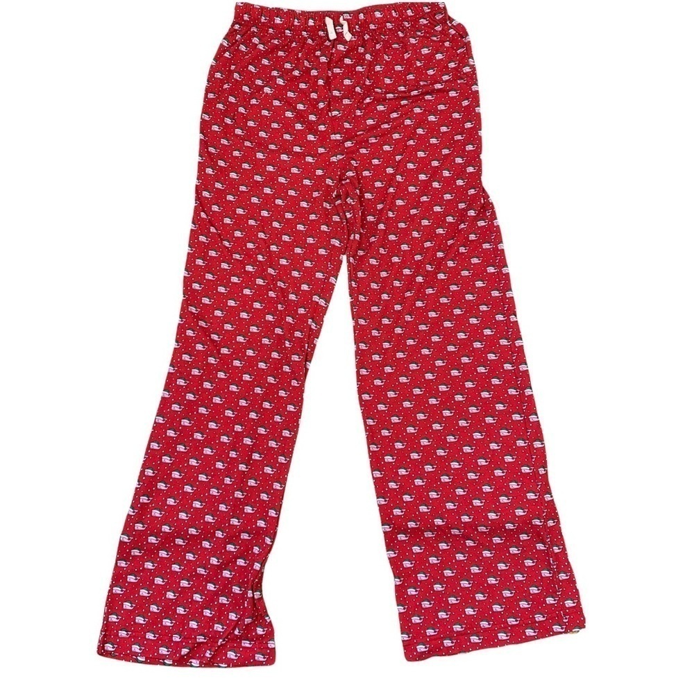 Vineyard Vines Logo Printed Red Pajama Pants Kids Sz XL